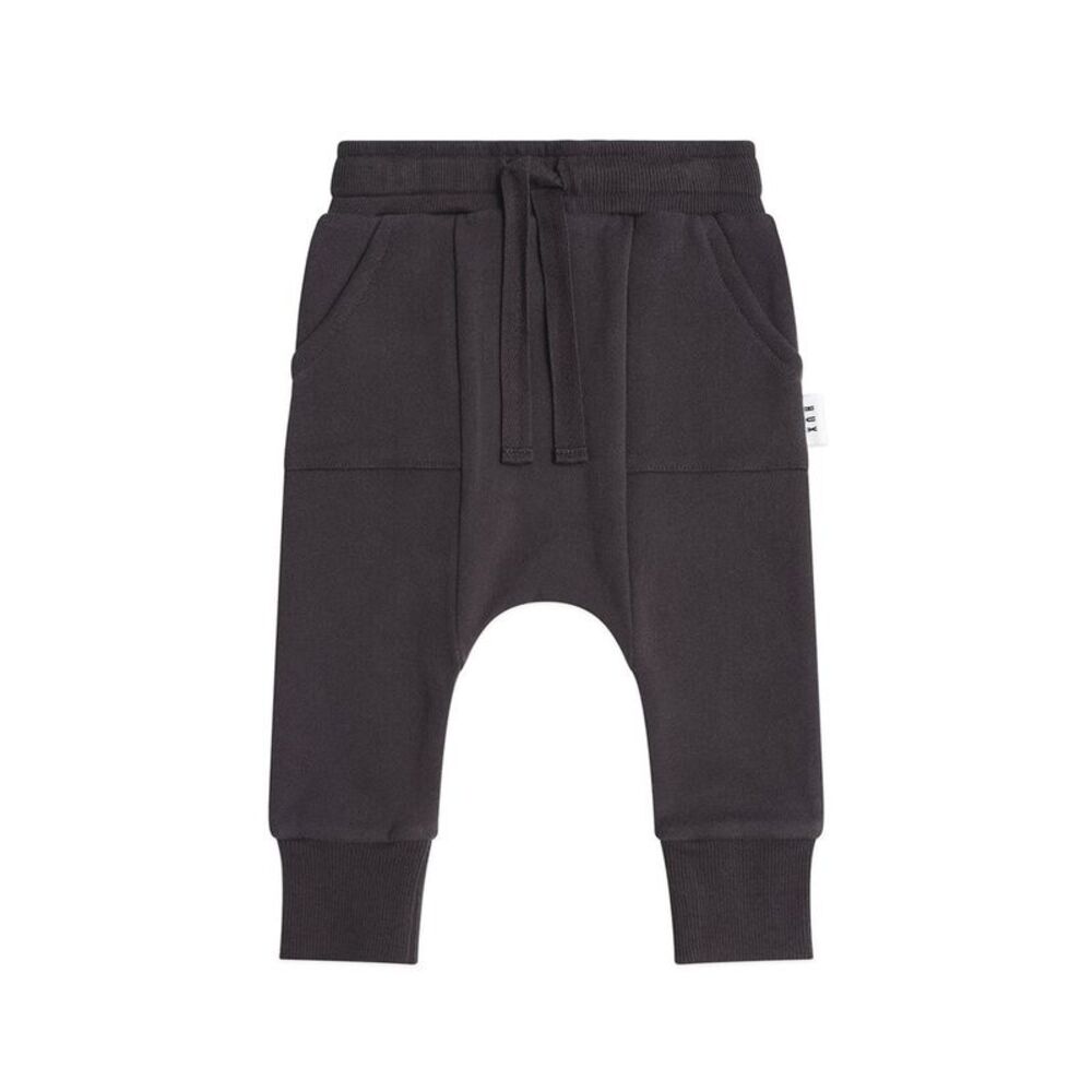 Huxbaby Boys Slouchy Track Pant, Black